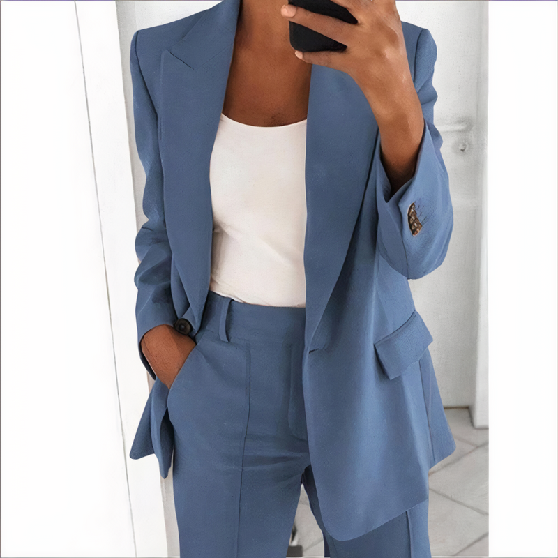 CM | Conjunto blazer con chaleco y pantalón
