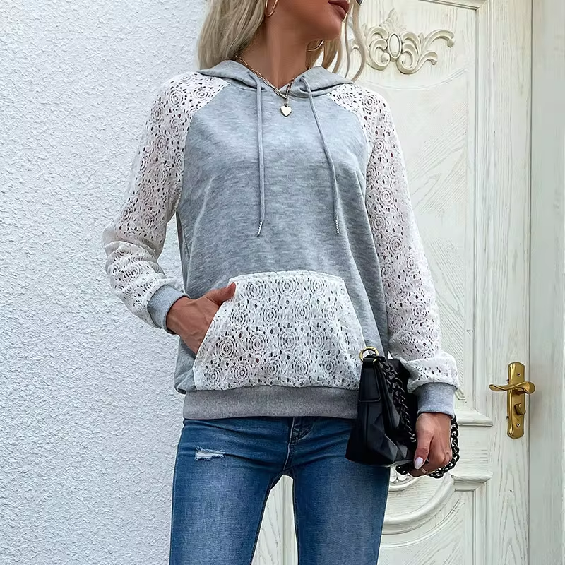 CM | Sudadera con capucha Hollow Out Casual