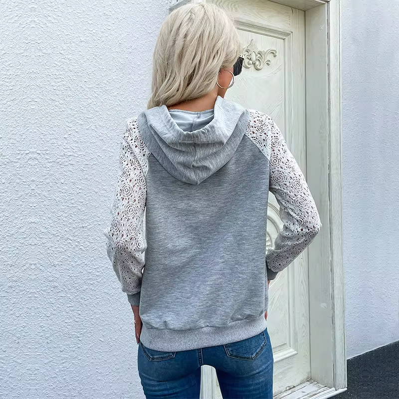 CM | Sudadera con capucha Hollow Out Casual