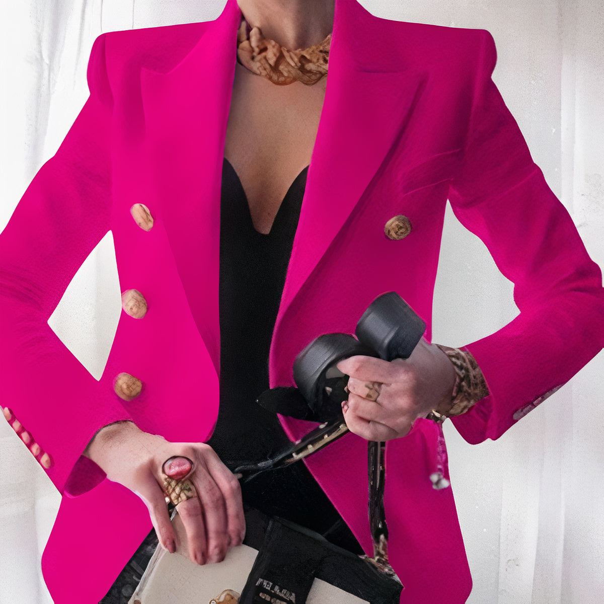 Chaqueta bellamente confeccionado