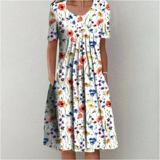 KL | Elegante vestido de algodón