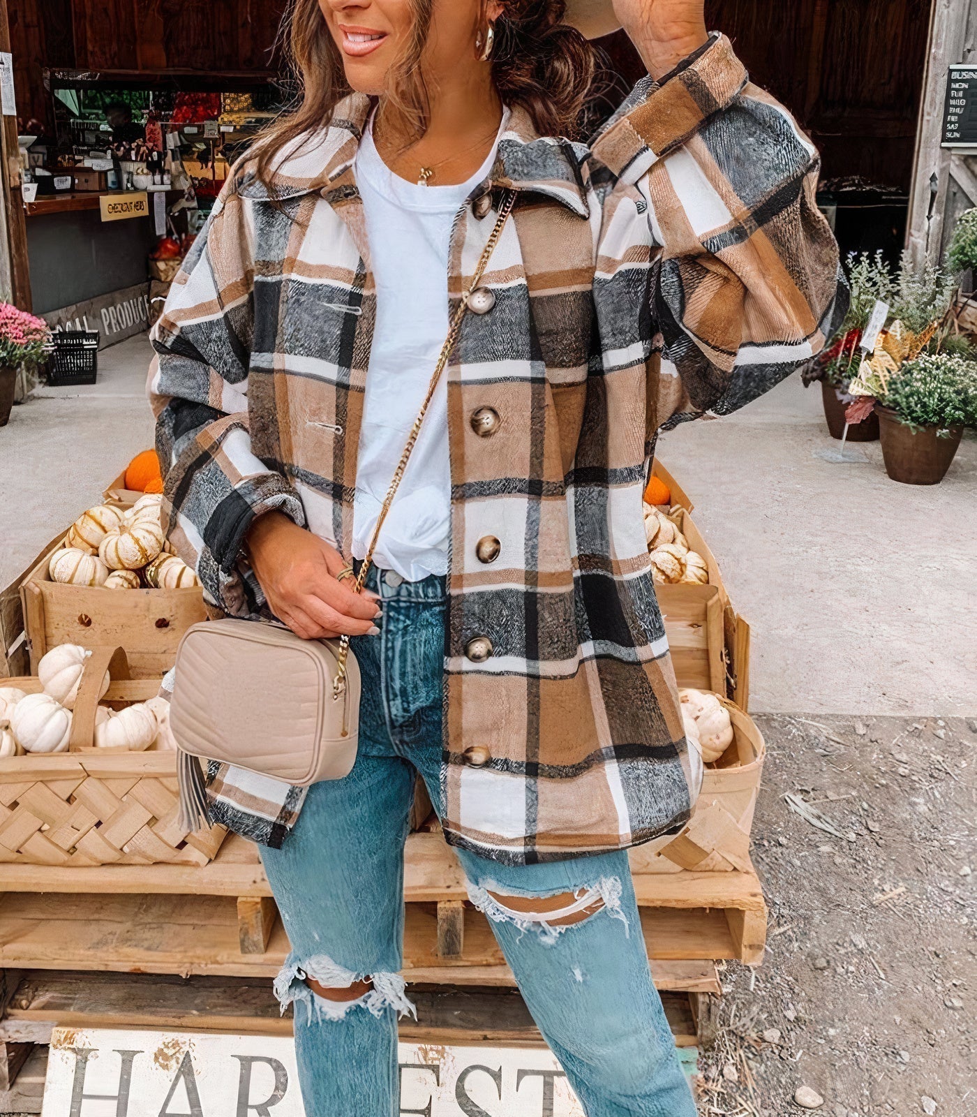 Chaqueta de estilo vintage atemporal