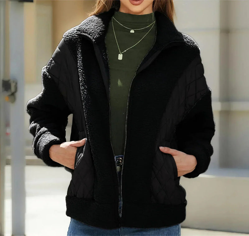 CM | Chaqueta de bolsillo Trendy para mujer