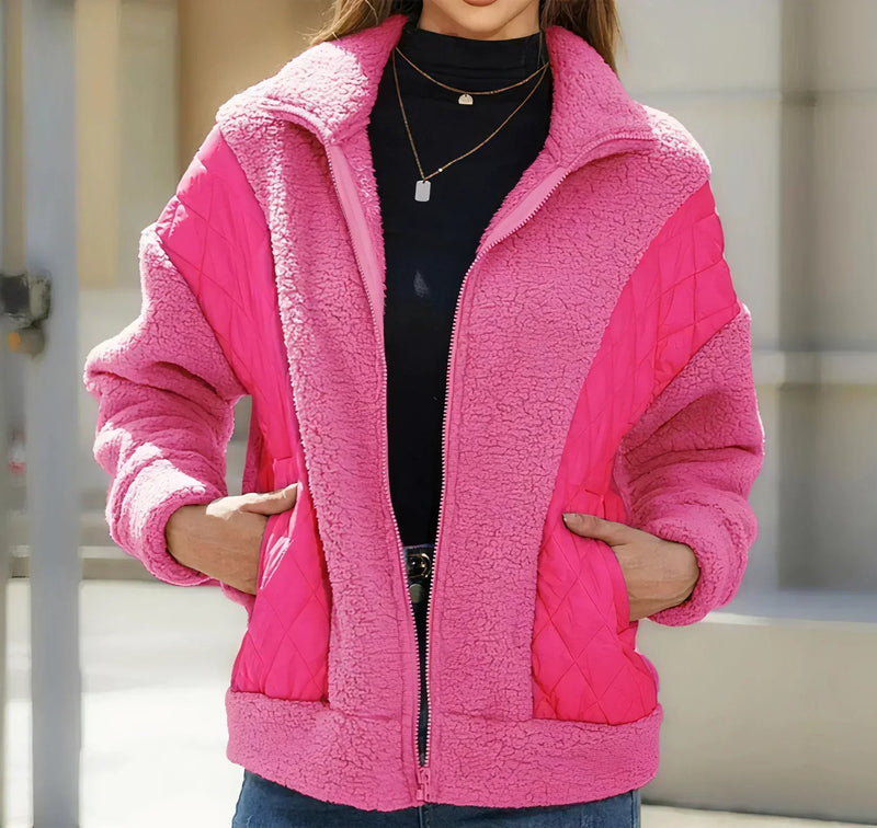 CM | Chaqueta de bolsillo Trendy para mujer