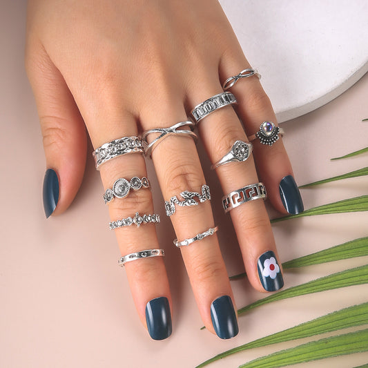 Anillo hermoso con estilo único