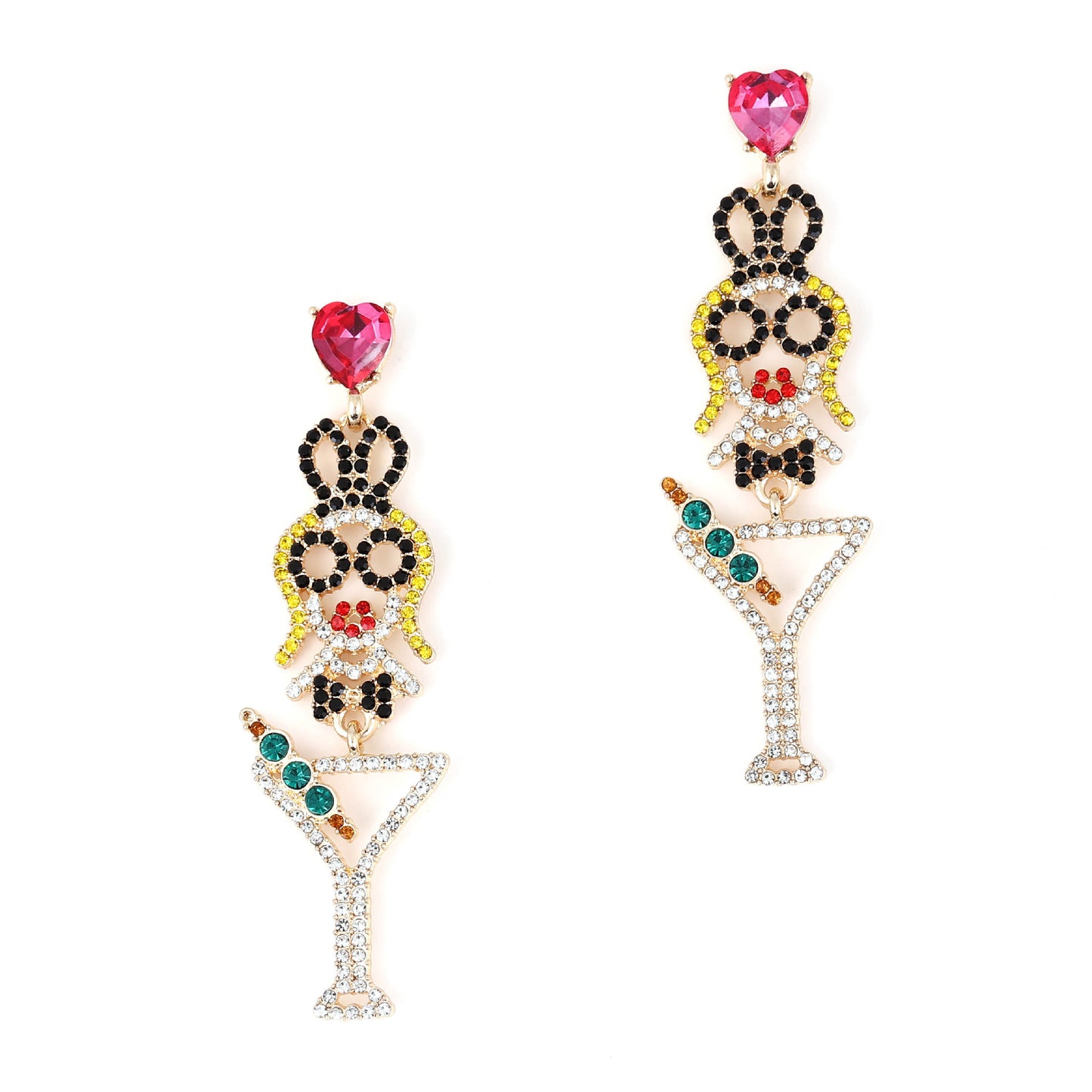 Pendiente vintage hecho a mano