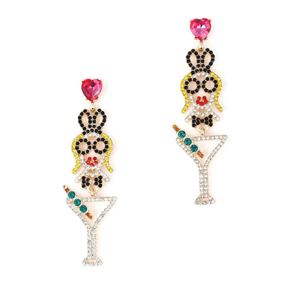 Pendiente vintage hecho a mano