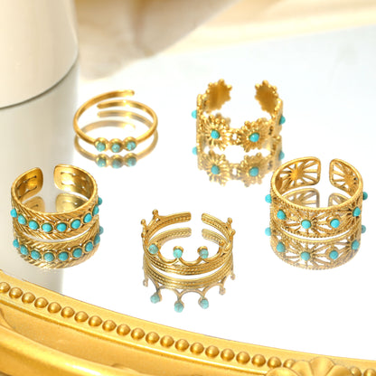 Oro Pulsera clásico con encanto atemporal