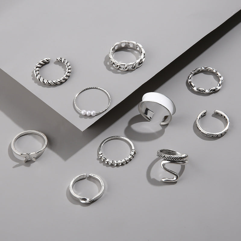 Perla Anillo elegante para toda ocasión