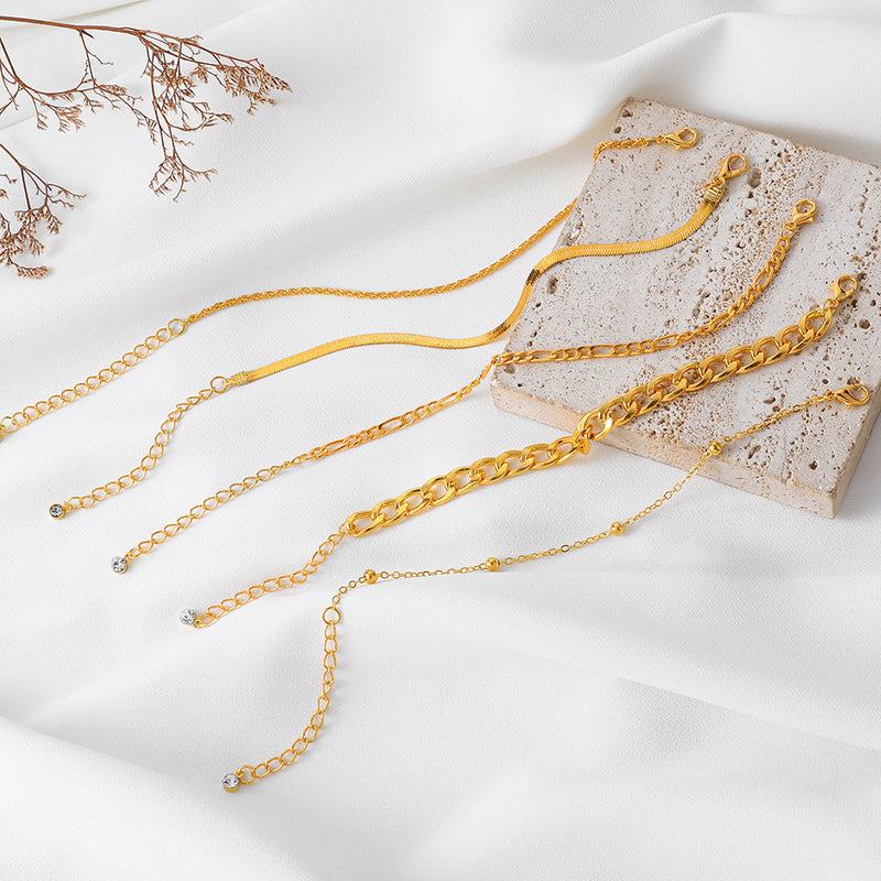 Oro Pulsera artesanal delicado