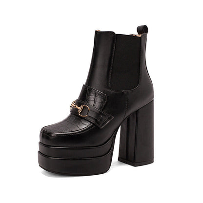 Botas ortopédicas de inspiración vintage