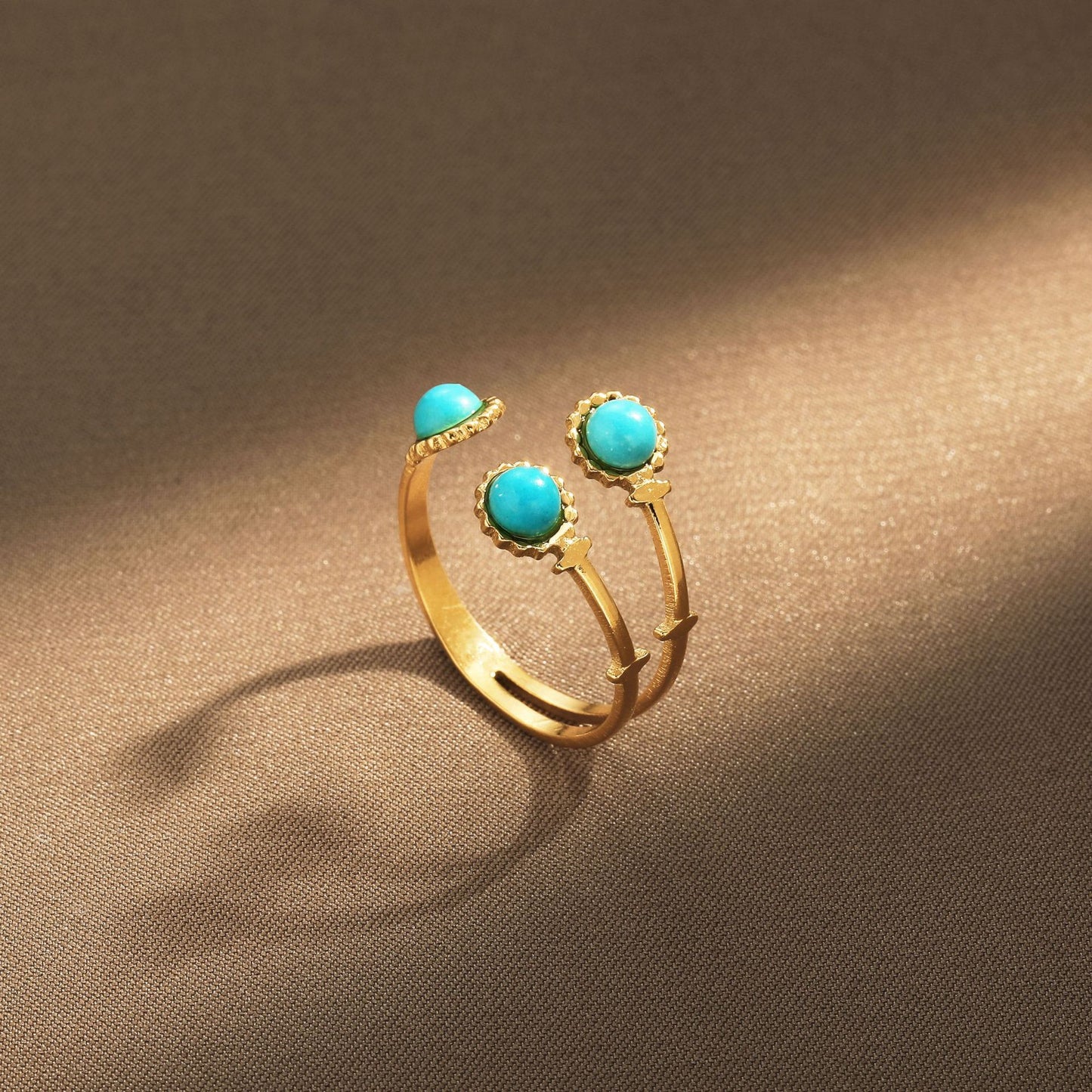 Oro Anillo elegante para toda ocasión