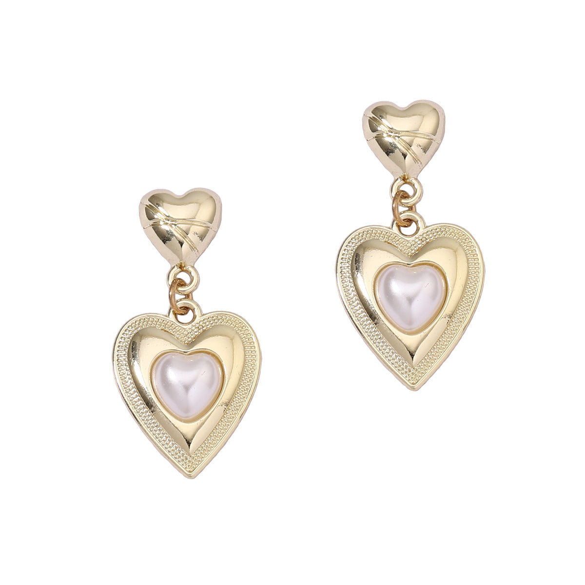 Oro Pendiente elegante para toda ocasión