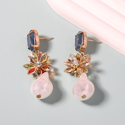 Perla Pendiente clásico con encanto atemporal