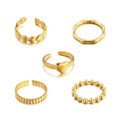 Oro Anillo impresionante para uso diario