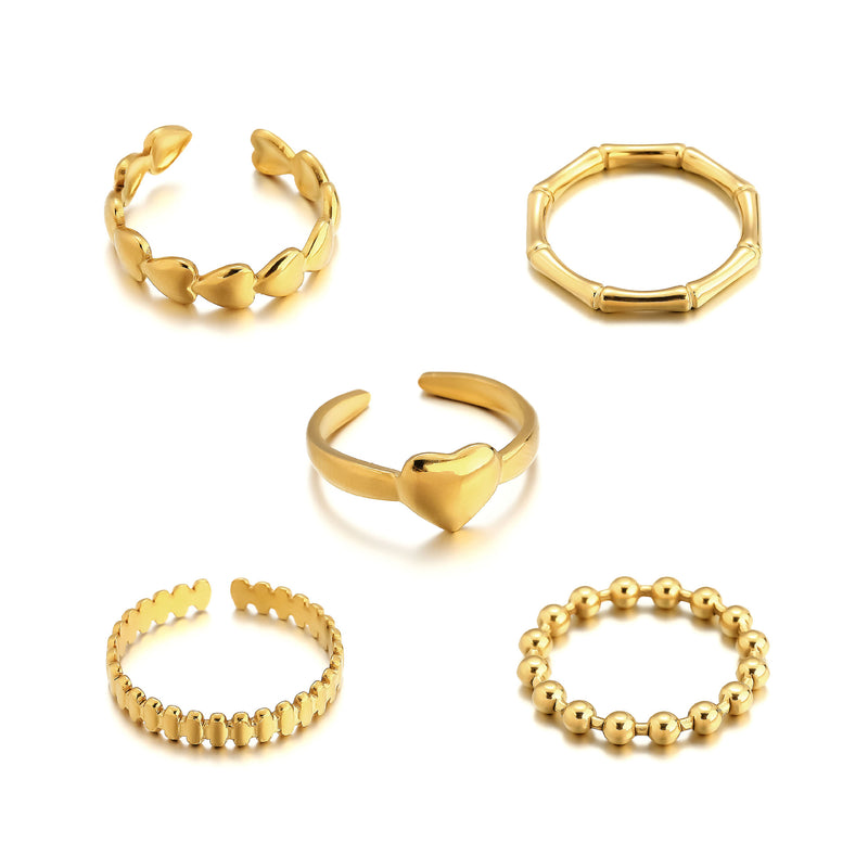 Oro Anillo impresionante para uso diario