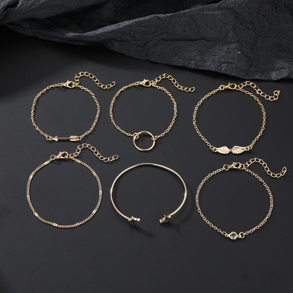 Oro Pulsera encantador para cualquier ocasión