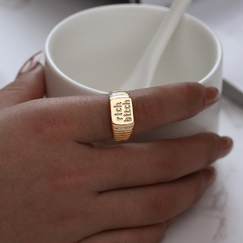 Oro Anillo romántico para momentos especiales
