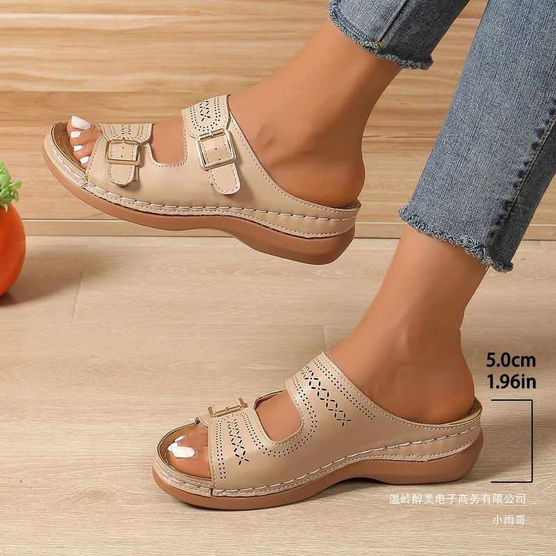Sandalias Ortopédicos de Inspiración Vintage