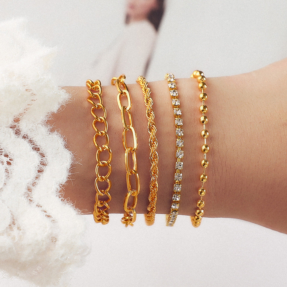 Oro Pulsera romántico para momentos especiales