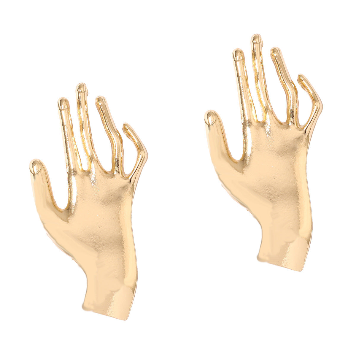 Oro Pendiente vintage hecho a mano