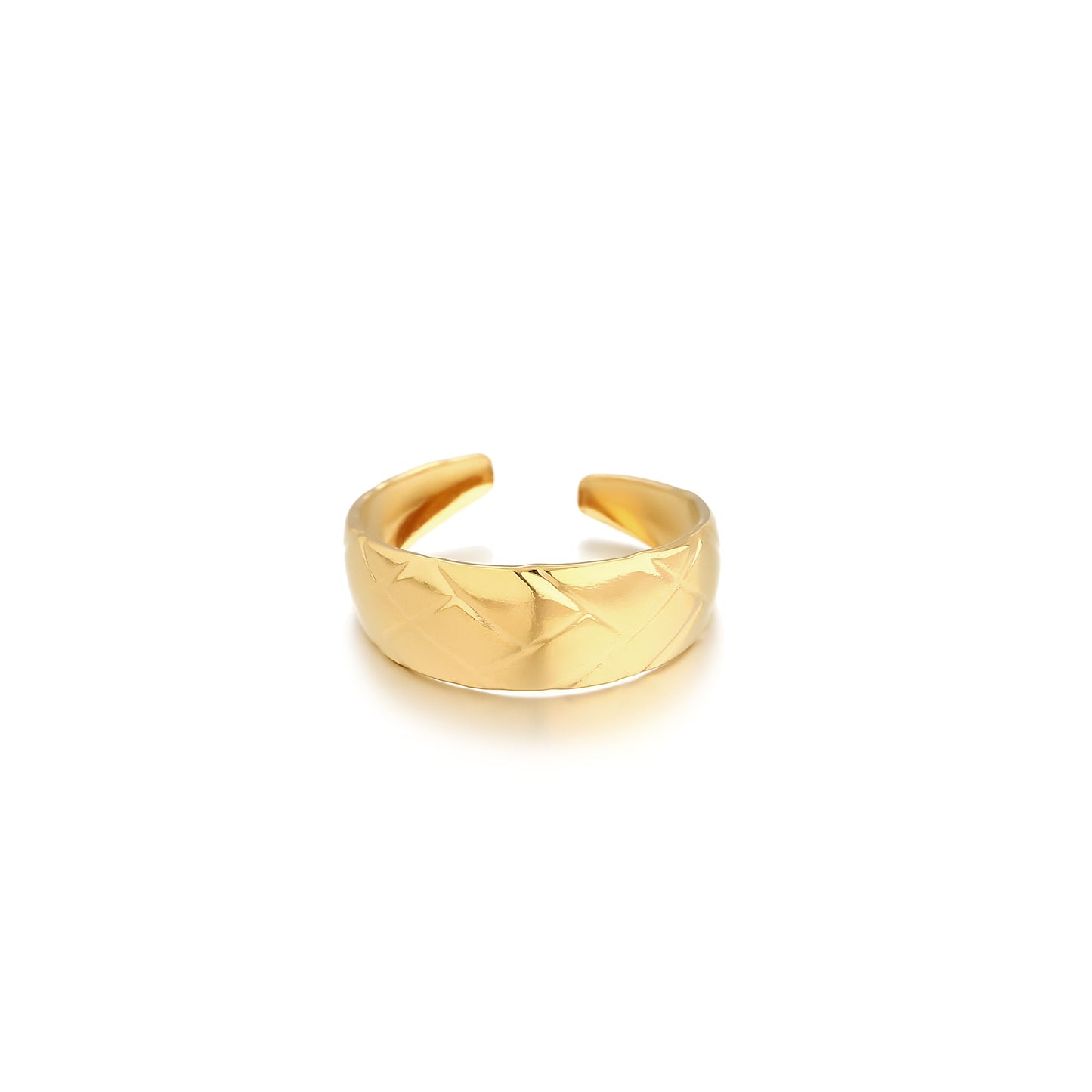 Oro Anillo elegante para toda ocasión
