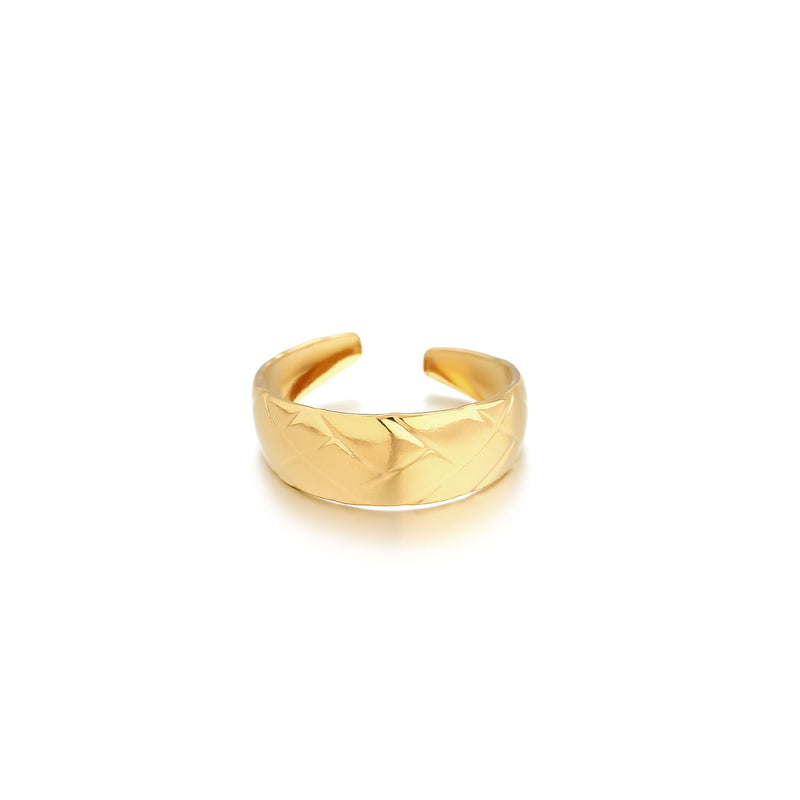 Oro Anillo elegante para toda ocasión