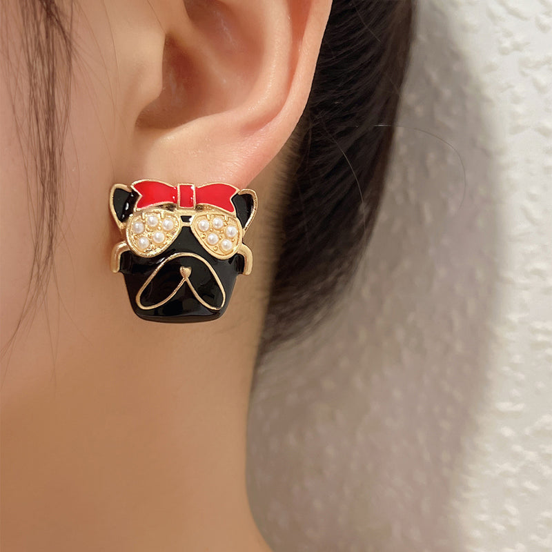 Pendiente vintage hecho a mano