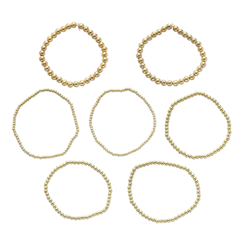 Oro Pulsera clásico con encanto atemporal