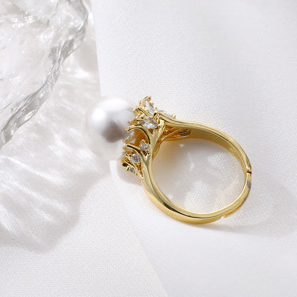 Oro Anillo vintage hecho a mano