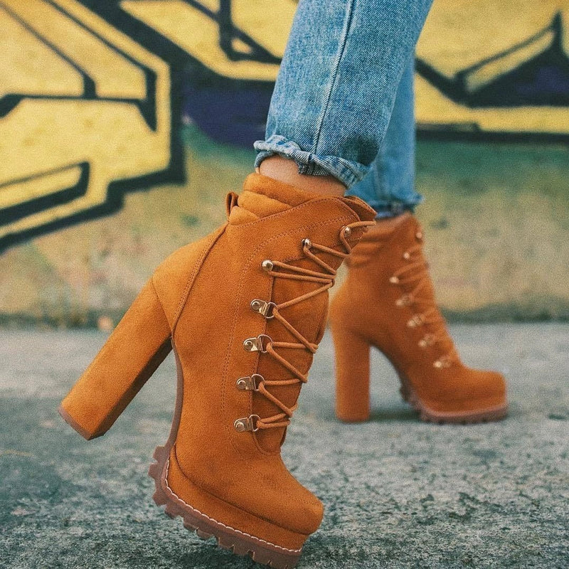 Botas ortopédicas de inspiración vintage
