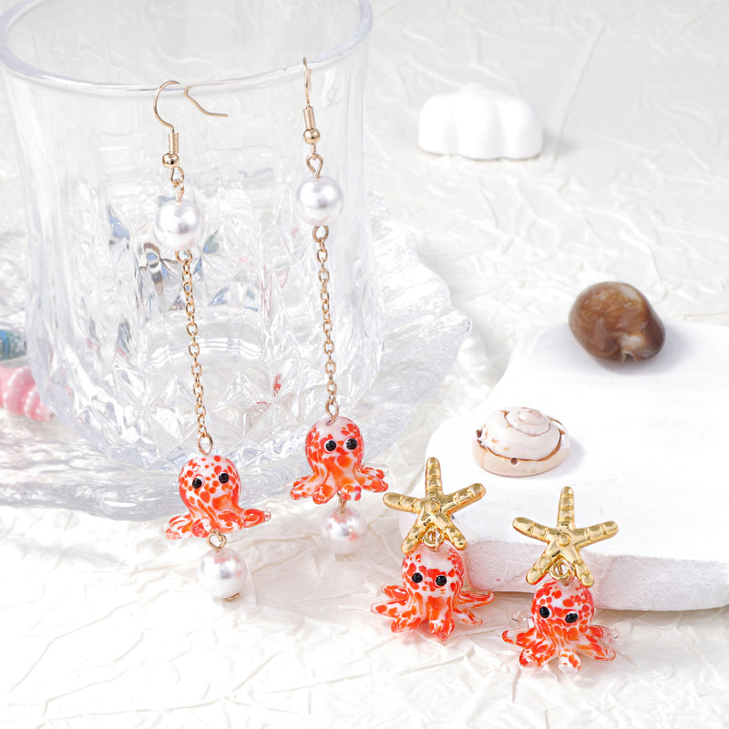 Perla Pendiente artesanal delicado