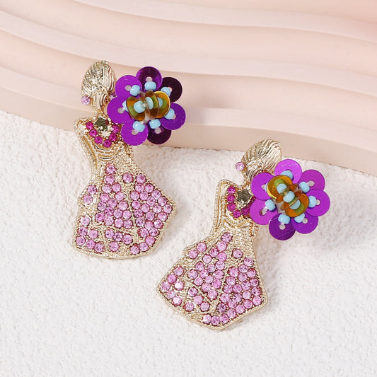 Perla Pendiente hermoso con estilo único