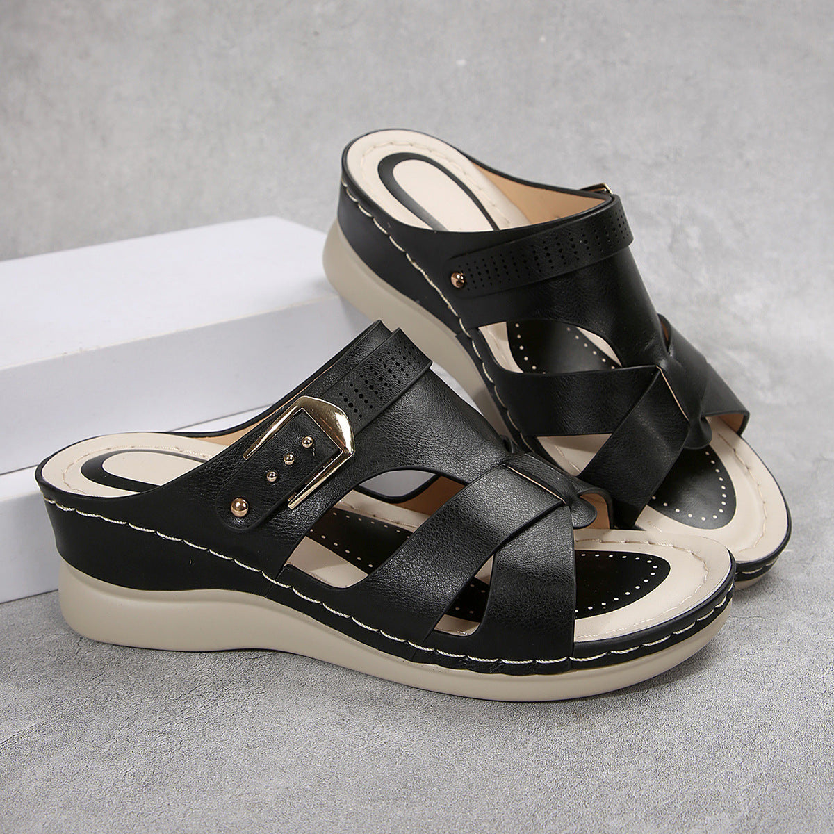 Sandalias Ortopédicos Clásicos con Estilo Atemporal