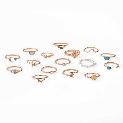 Perla Anillo elegante para toda ocasión