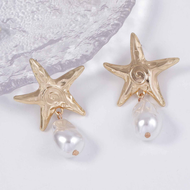 Perla Pendiente encantador para cualquier ocasión