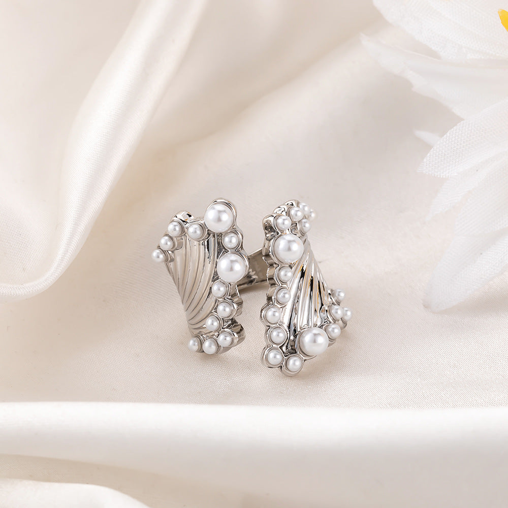 Perla Anillo artesanal delicado