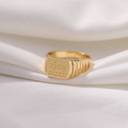 Oro Anillo romántico para momentos especiales