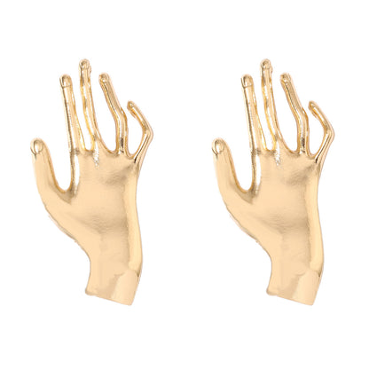 Oro Pendiente vintage hecho a mano