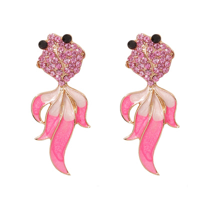 Oro Pendiente elegante para toda ocasión