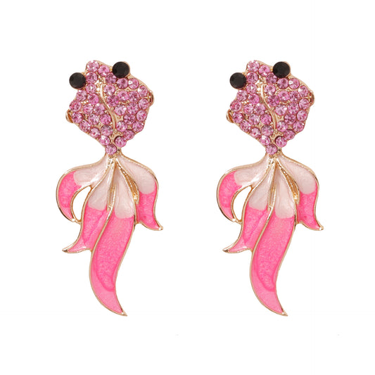 Oro Pendiente elegante para toda ocasión