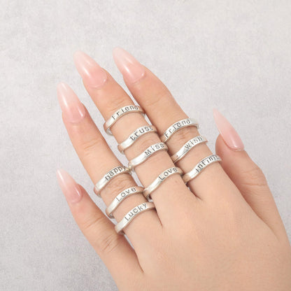 Anillo artesanal delicado