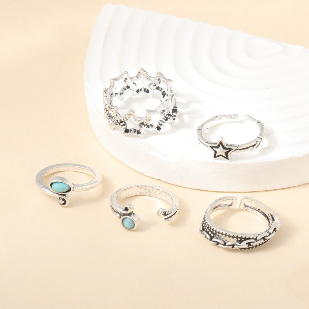 Anillo hermoso con estilo único