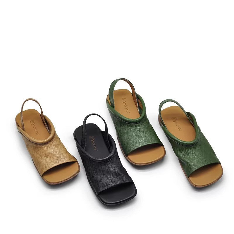 Sandalias Ortopédicos de Inspiración Vintage