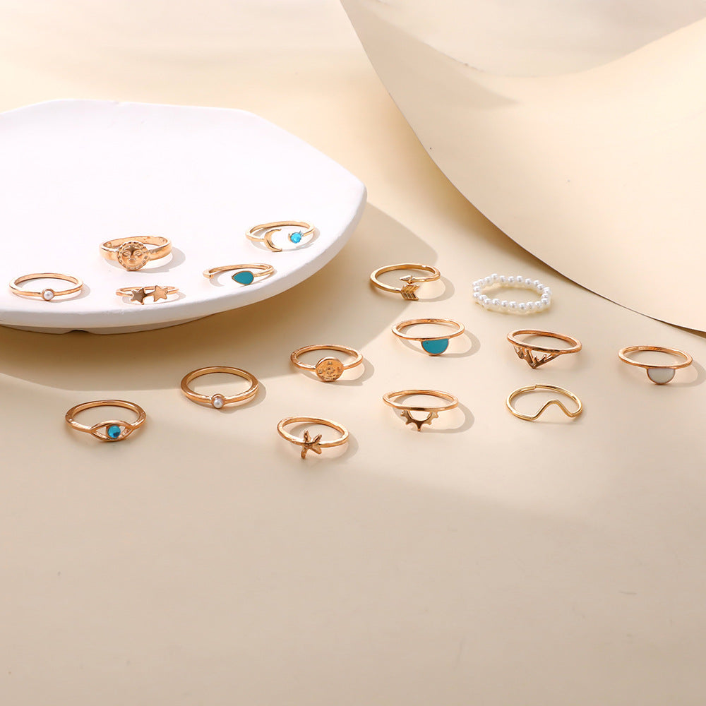 Perla Anillo elegante para toda ocasión