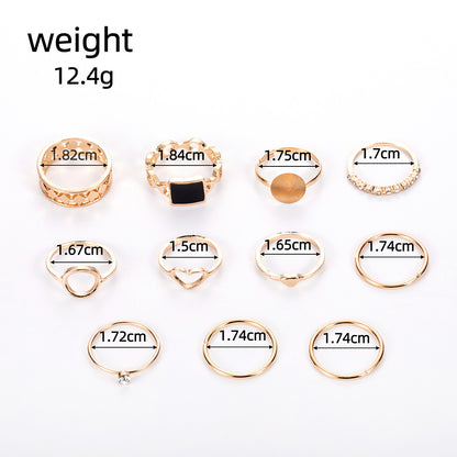 Oro Anillo artesanal delicado