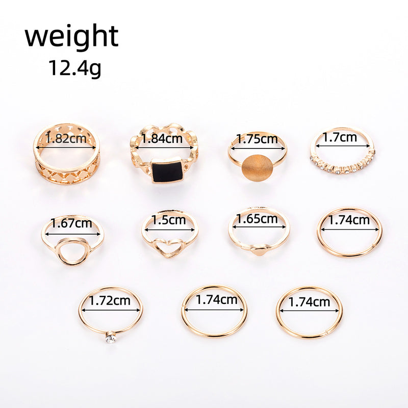 Oro Anillo artesanal delicado