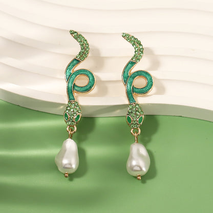 Perla Pendiente clásico con encanto atemporal