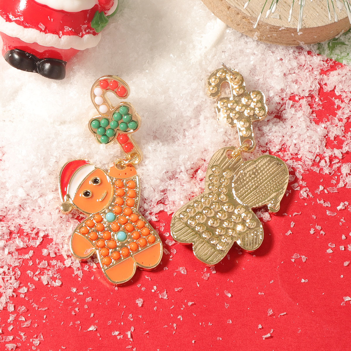 Pendiente vintage hecho a mano