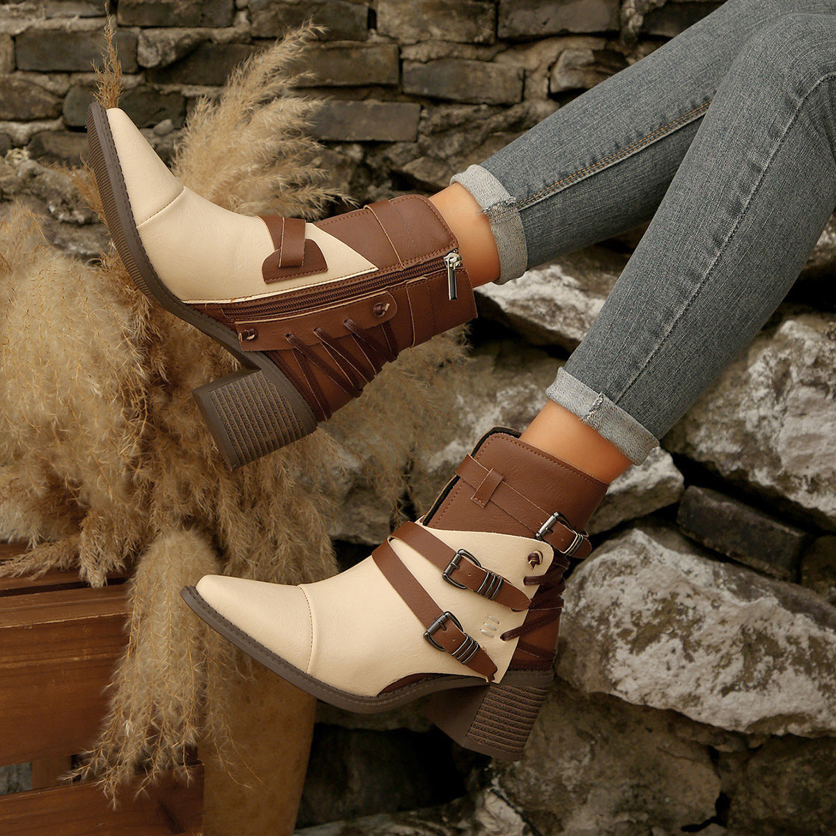 Botas Ortopédicos de Inspiración Vintage